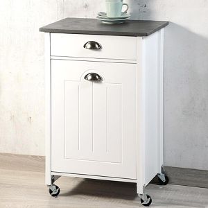 Produktbild für Küchenwagen Kesper 25527, weiß / dunkelgrau
