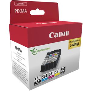 Produktbild für Tinte Canon PGI-580PGBK + CLI-581 BK, C, M, Y