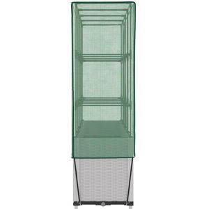 Produktbild für Hochbeet vidaXL 4015845, aus Kunststoff und Eisen