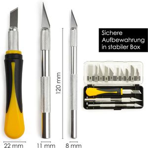 Produktbild für Skalpell OfficeTree 1720, Metall, Kunststoff, Set