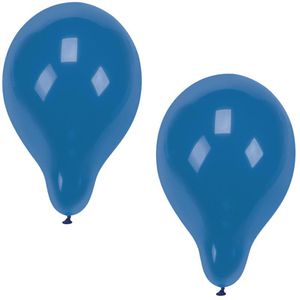 Papstar Luftballons 18953, blau, rund, Ø 25 cm, 100 Stück