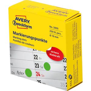 Markierungspunkte Zweckform 3855, grün