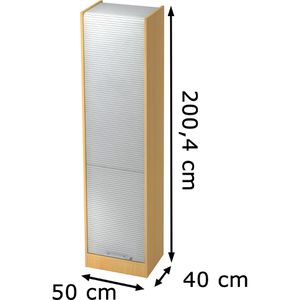 Produktbild für Rollladenschrank Hammerbacher N-Serie, aus Holz