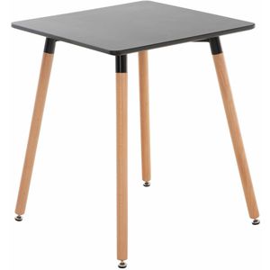 Esstisch CLP Viborg, 202780401, anthrazit / buche