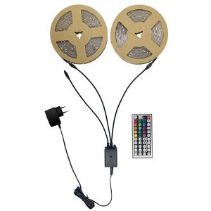 Produktbild für LED-Streifen Blulaxa 50955, dimmbar, 230 V, weiß + RGB