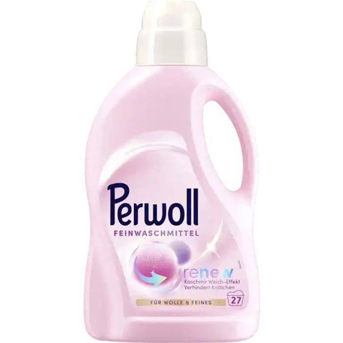 Perwoll Waschmittel Renew Wolle & Feines, flüssig, 1,35 Liter, Waschladungen 27 – Böttcher AG