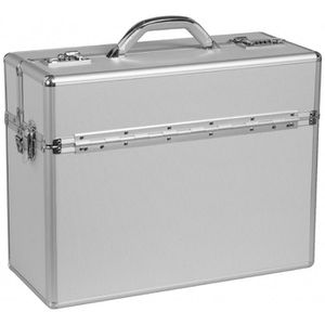 Produktbild für Pilotenkoffer Alumaxx Alpha 45100, silber, 30 Liter