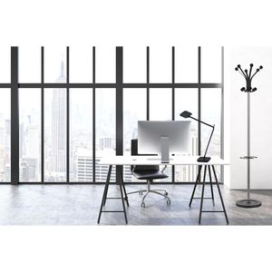 Produktbild für Garderobenständer Unilux Hakea, silber