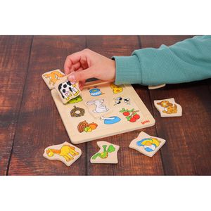 Produktbild für Puzzle Goki 56880, Legespiel - Wer frisst was