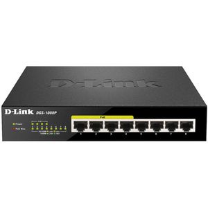 Produktbild für Switch D-Link DGS-1008P/E, unmanaged