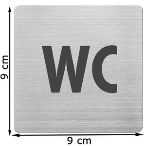 Produktbild für Hinweisschild Alco 450-5, WC