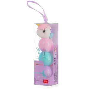 Produktbild für Textmarker Legami 3-in-1 Einhorn, 3 Stück