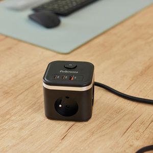 Produktbild für Steckdosenwürfel Fellowes 100137169, 2 m Kabel