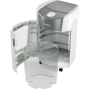 Produktbild für Aktenvernichter Leitz 8359 IQ OptiMax Small Office 350, Rollen