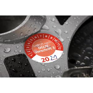Produktbild für Prüfplaketten Zweckform 7907 Geprüft nach DGUV Vo3