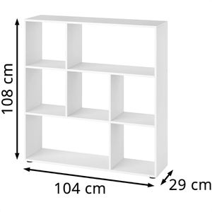 Produktbild für Bücherregal Vicco Nove, weiß