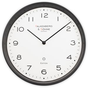 Wanduhr Falkenberg&Söhne Kunststoff, analog, Funkuhr