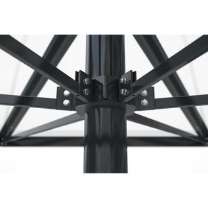 Produktbild für Personenunterstand WSM Regensburg 430, anthrazit, aus Metall