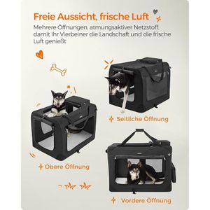 Produktbild für Tiertransportbox Feandrea Gr. XXXL, aus Stoff