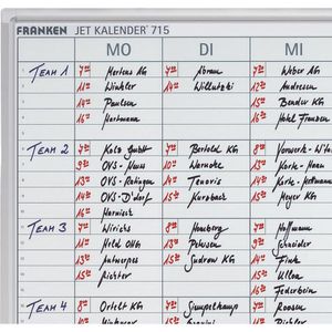 Produktbild für Planungstafel Franken JK715, JetKalender