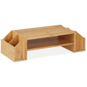 Monitorständer Relaxdays 10039876, Bambus