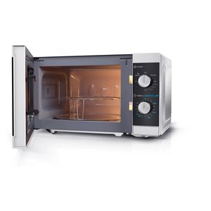 Produktbild für Mikrowelle Sharp YC-MG01E-S, mit 1000 Watt Grill