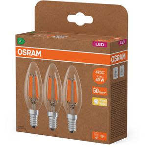 Produktbild für LED-Lampe OSRAM Efficiency Class A Filament, E14