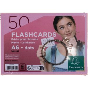 Karteikarten Exacompta Flashcards, 10355E, A6