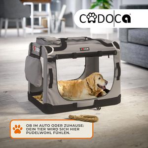 Produktbild für Tiertransportbox CADOCA Gr. L, aus Stoff