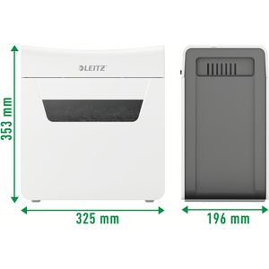 Produktbild für Aktenvernichter Leitz 8090 IQ 6X Protect Premium, weiß