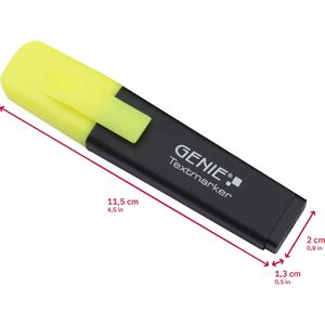 Produktbild für Textmarker Genie 40020, 3 Stück