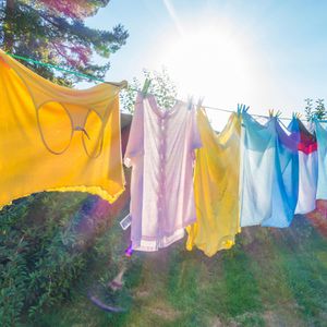 Produktbild für Wäscheleine Idea-Home Blau, 112187