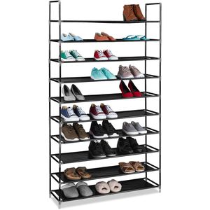 Produktbild für Schuhregal Relaxdays 1001912746, aus Metall