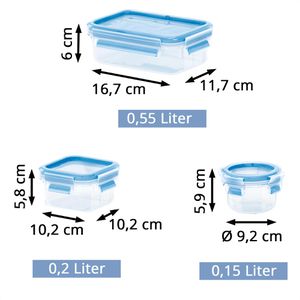 Produktbild für Frischhaltedose Emsa Clip&amp;Close N10317, aus Kunststoff