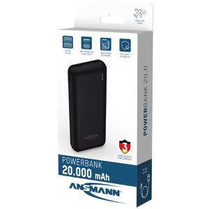 Produktbild für Powerbank Ansmann 1700-0133 PB212, 20000mAh