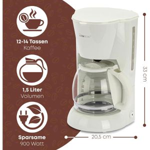 Produktbild für Kaffeemaschine Clatronic KA 3473, mit Glaskanne