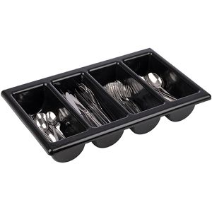 Besteckkasten APS 11954, schwarz, aus Kunststoff