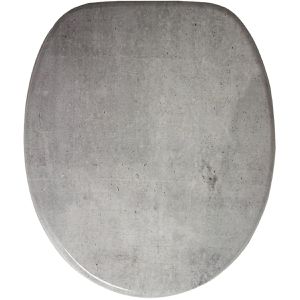 WC-Sitz Sanilo Beton A504516, oval, aus Holz