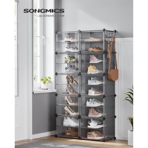 Produktbild für Schuhregal Songmics LPC035G01, aus Kunststoff