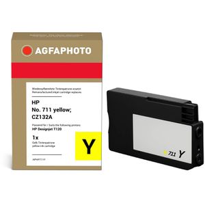 Produktbild für Tinte AgfaPhoto für HP 711, CZ132A, gelb
