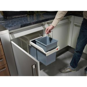 Produktbild für Einbaumülleimer Hailo Multi-Box duo L, 3659-001
