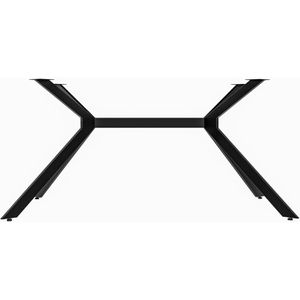 Produktbild für Tischbein CLP Cascada S 323438, schwarz aus Metall