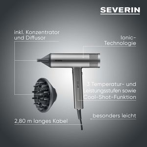 Produktbild für Haartrockner Severin S-Style Speed Pro, HT 0169