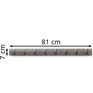 Produktbild für Garderobenleiste Umbra Flip 8, 318858-1045, zinngrau