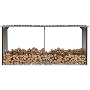 Produktbild für Holzunterstand vidaXL Holzlagerschuppen, braun