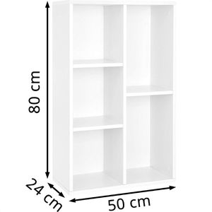 Produktbild für Bücherregal Vasagle LBC25WT, weiß