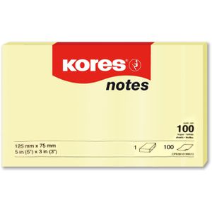 Haftnotizen Kores Notes, N46125, gelb