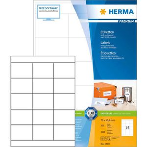 Produktbild für Universaletiketten Herma 4618 Premium, weiß
