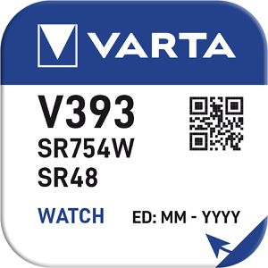 Produktbild für Knopfzelle Varta V393 / SR48 / SR754SW