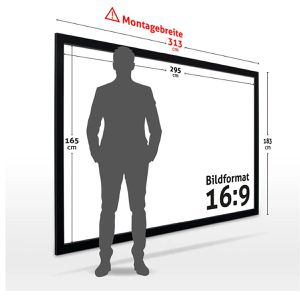 Produktbild für Beamer-Leinwand ESMART Professional MIRALE